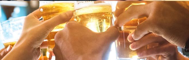 Drinks at Barnacle Bill's Happy Hour Murrells Inlet